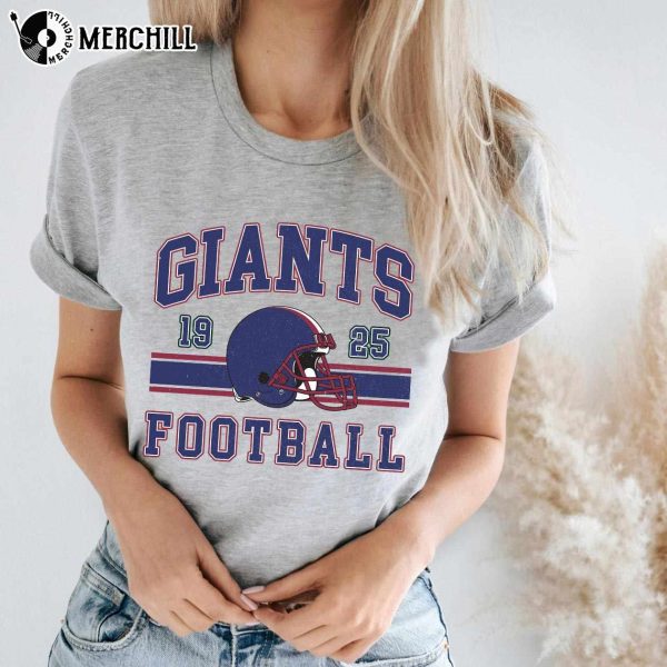 New York Giants Sweatshirt Crewneck Trendy Vintage Style NFL Football Shirt for Game Day