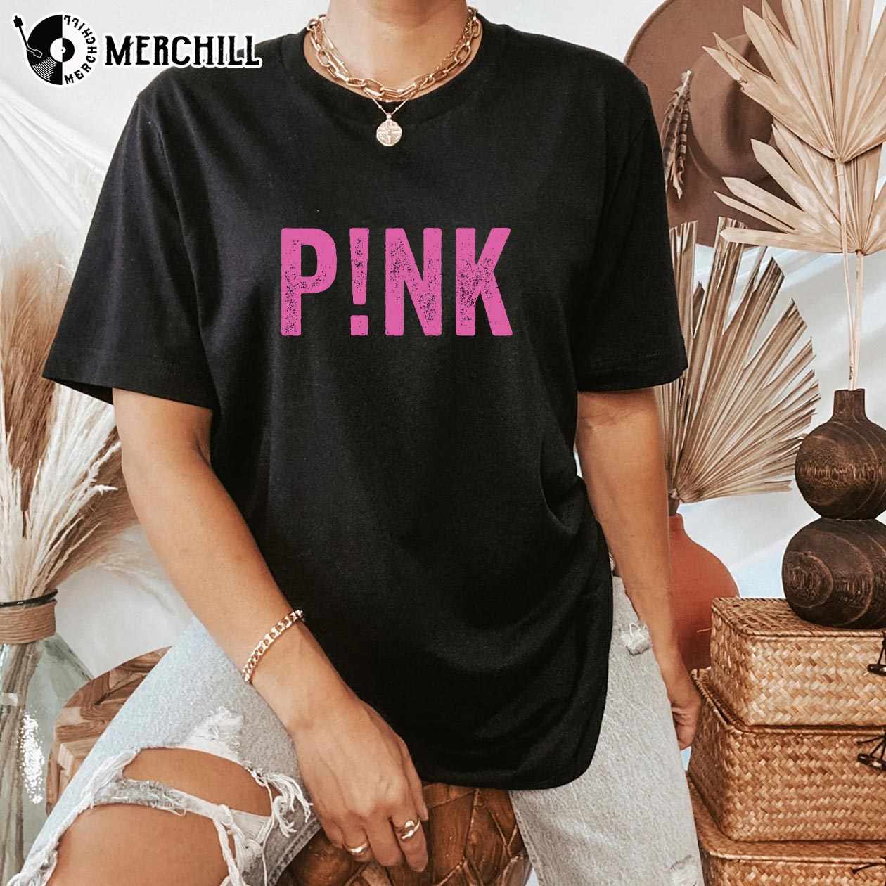 P!nk Shirt Pink Summer Carnival 2023 Tour - Happy Place for Music