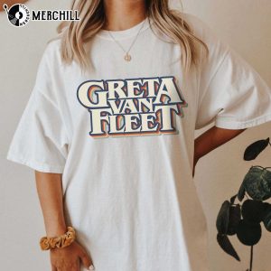 Retro Greta Van Fleet Shirt Dream In Gold Tour 2023 Sweatshirt 3
