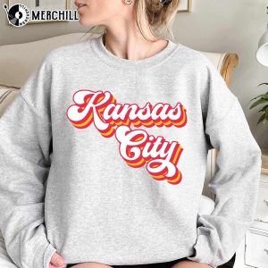 Retro Kansas City Football Shirt Football Fan Gifts