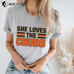 She Loves The Chubb Funny Cleveland Football Shirt 4