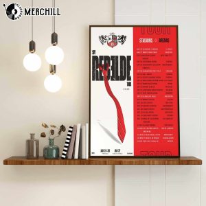 Soy Rbd Rebelde Tour 2023 Poster Rebelde Fans Gift