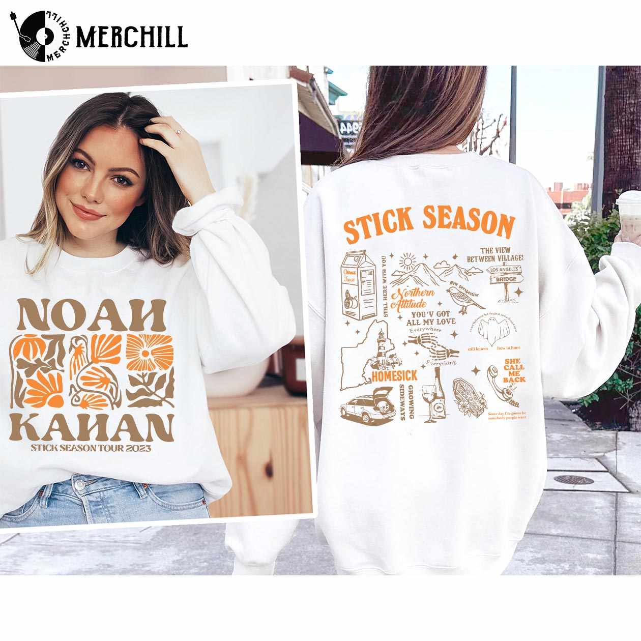 Noah Kahan Everywhere Everything 2023 Tour T-Shirt