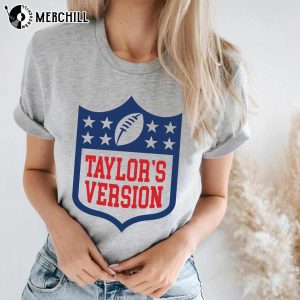 Taylors Version Shirt Travis and Taylor Funny Football Party Gift 4