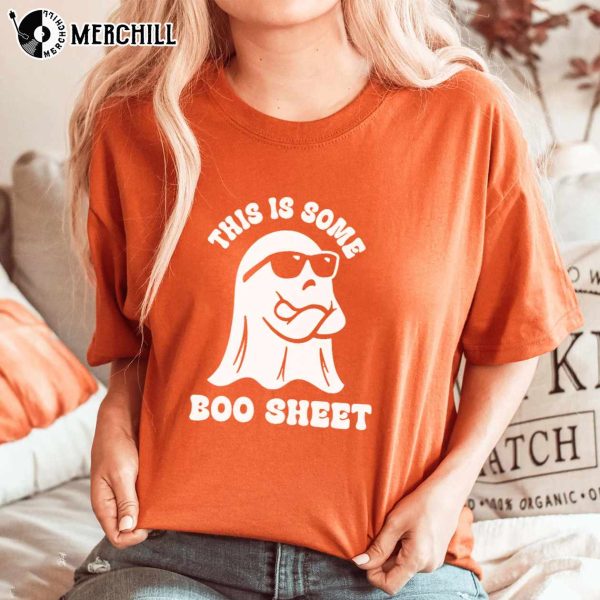 This Is Some Boo Sheet Sweatshirt Funny Halloween Ghost