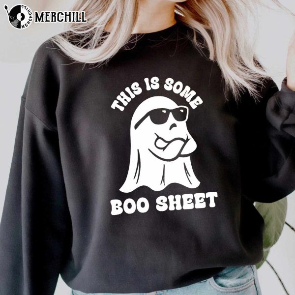 This Is Some Boo Sheet Sweatshirt Funny Halloween Ghost