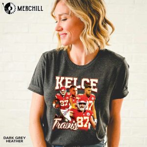 Travis Kelce 87 Shirt Kansas City Football Fan Gift 3