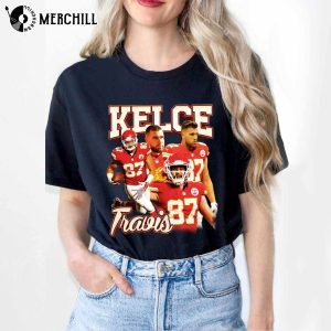 Travis Kelce 87 Shirt Kansas City Football Fan Gift 4
