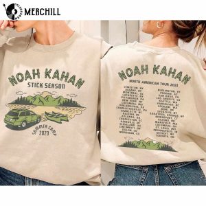 Vintage Noah Kahan Stick Season Tour 2023 Shirt Noah Kahan Album Tracklist