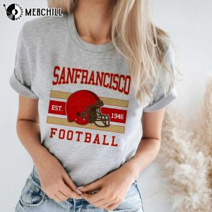 Vintage San Francisco Football Crewneck Sweatshirt 49ers Fan Gift 2