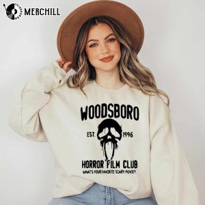 Woodsboro Sweatshirt 90s Horror Movie Tee