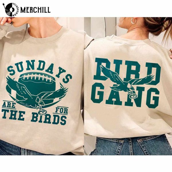 Eagles Hoodie Sundays are for the Birds Bird Gang