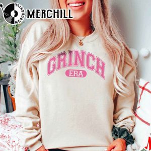 Grinch Era Sweatshirt Funny Christmas Party Shirt