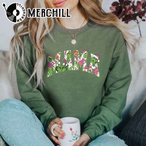 Grinch Mama Christmas Sweatshirt Mother Christmas Gift