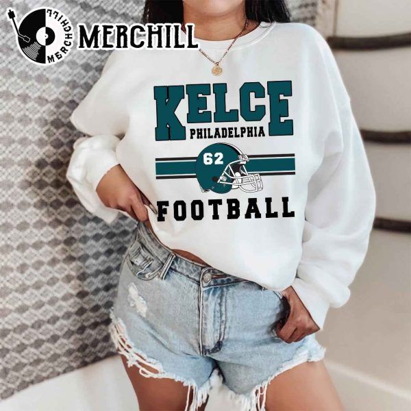 Jason Kelce Philadelphia Helmet Sweatshirt Eagles Gift for Fans