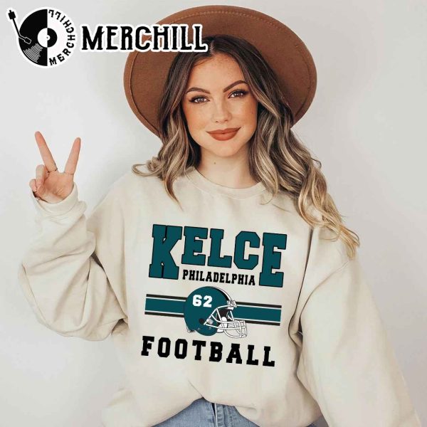 Jason Kelce Philadelphia Helmet Sweatshirt Eagles Gift for Fans