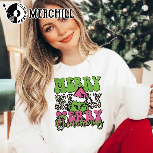 Merry Grinchmas Sweatshirt Funny Christmas Gift