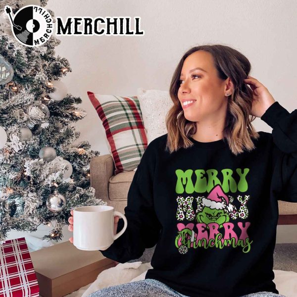 Merry Grinchmas Sweatshirt Funny Christmas Gift