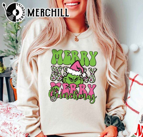 Merry Grinchmas Sweatshirt Funny Christmas Gift