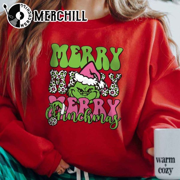 Merry Grinchmas Sweatshirt Funny Christmas Gift