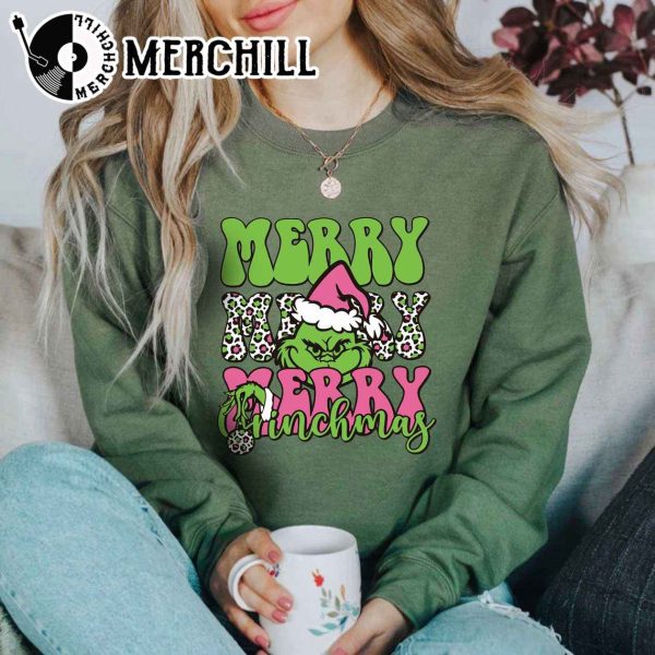 Merry Grinchmas Sweatshirt Funny Christmas Gift