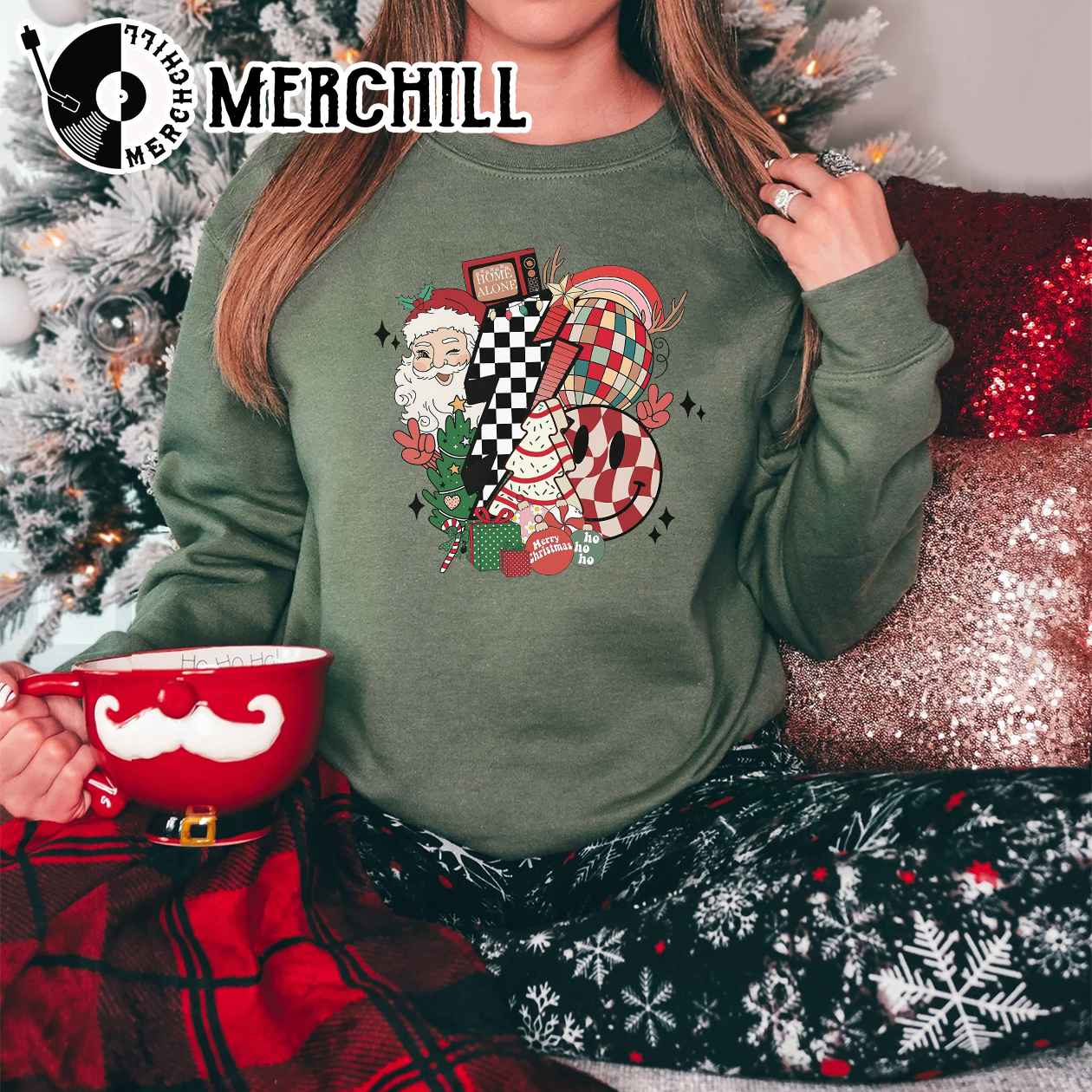 Wish You Were Here Ugly Christmas Sweater - Anynee