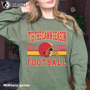 Tis The Damn Season Sweatshirt Taylor Football Shirt 4