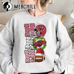 Arkansas Razorbacks Football Christmas Sweatshirt Christmas Game Day Shirt 3