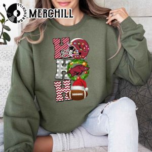 Arkansas Razorbacks Football Christmas Sweatshirt Christmas Game Day Shirt 4