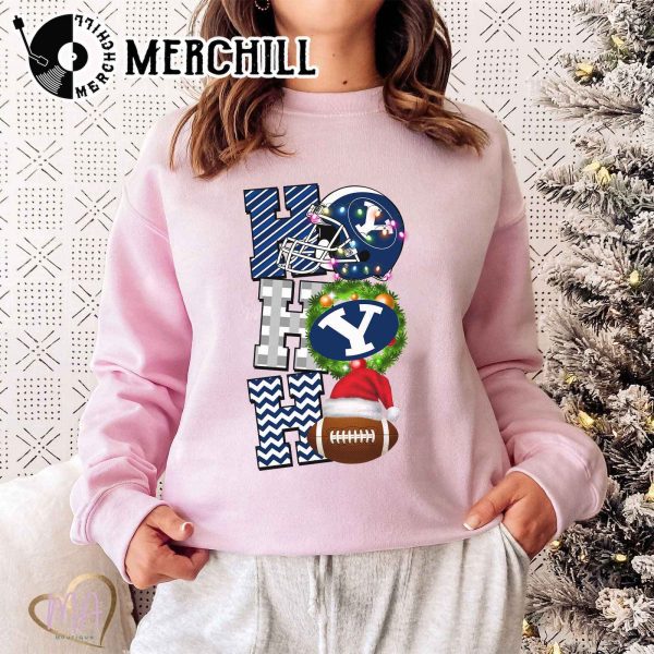 BYU Cougars Football Christmas Sweatshirt Christmas Game Day Shirt