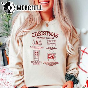 Christmas Swiftmas Version The Eras Tour Sweatshirt 3