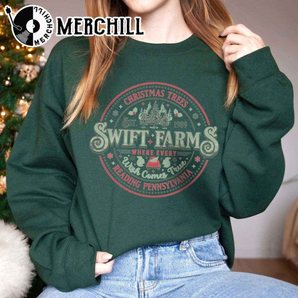 Christmas Tree Farm Sweatshirt Swiftie Christmas Tee