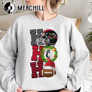 Cincinnati Bearcats Football Christmas Sweatshirt Christmas Game Day Shirt 3