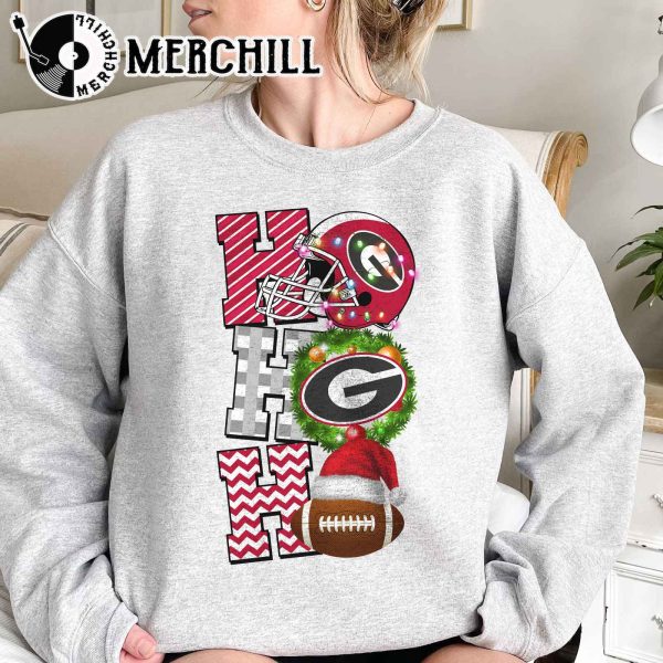 Georgia Bulldogs Football Christmas Sweatshirt Christmas Game Day Shirt