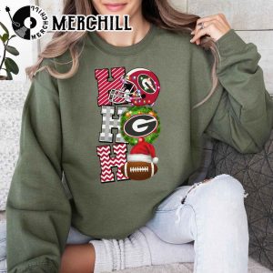 Georgia Bulldogs Football Christmas Sweatshirt Christmas Game Day Shirt