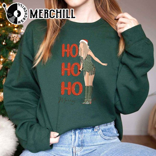 Ho Ho Ho Merry Swift Sweatshirt The Eras Tour Christmas TS Version