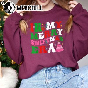 In My Merry Swiftmas Era Sweatshirt Christmas Taylor Version 2