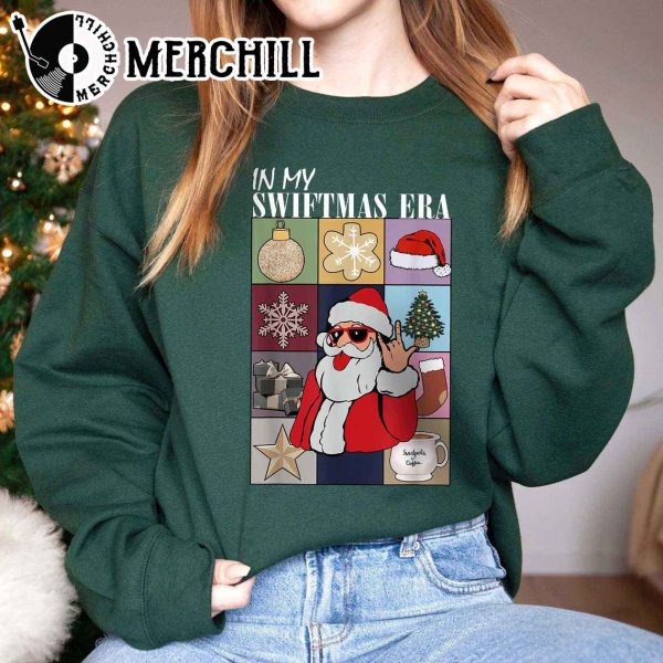 In My Swiftmas Era Cute Santa Christmas Taylor Family Shirt