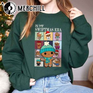In My Swiftmas Era Funny Gingerbread Taylor Swift Ugly Christmas Sweatshirt 2