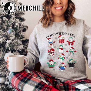 In My Swiftmas Era Merry Swiftmas Snowman Shirt 3