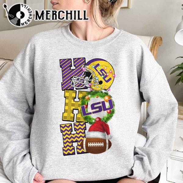 LSU Tigers Football Christmas Sweatshirt Christmas Game Day Shirt