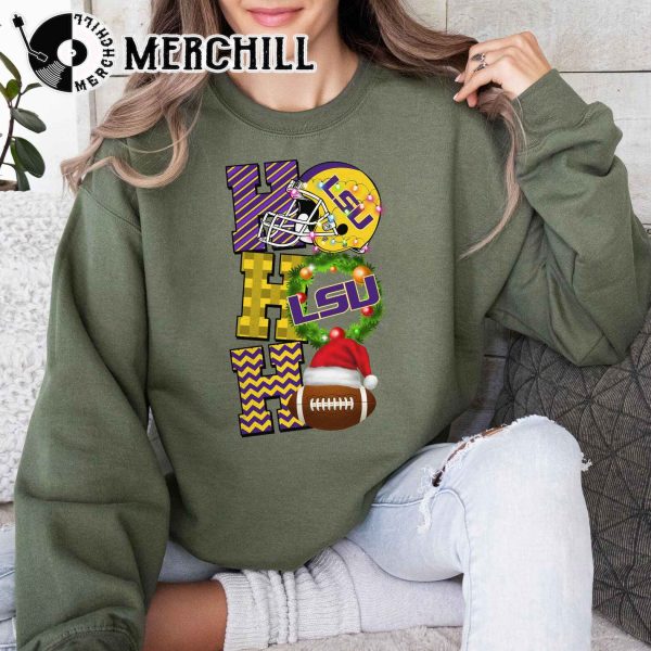 LSU Tigers Football Christmas Sweatshirt Christmas Game Day Shirt