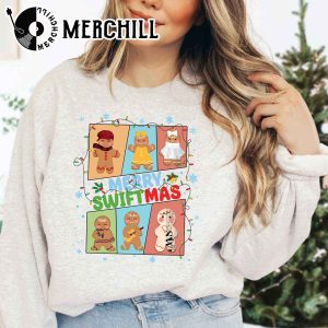 Merry Swiftmas Christmas Sweatshirt Vintage Swiftie Merch 3