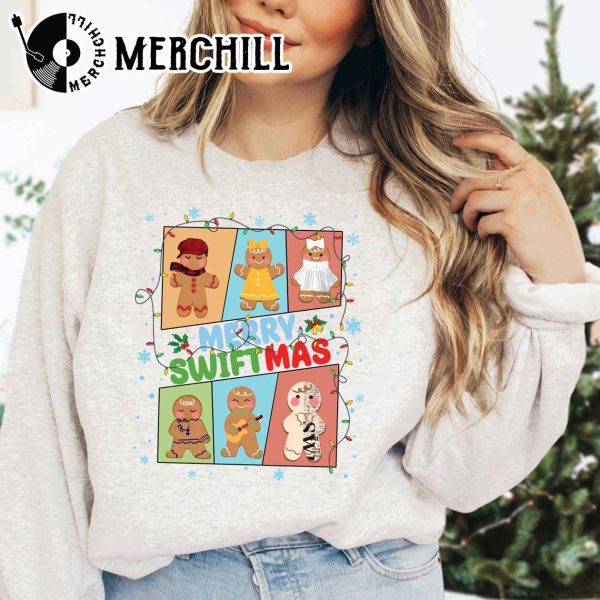 Merry Swiftmas Christmas Sweatshirt Vintage Swiftie Merch
