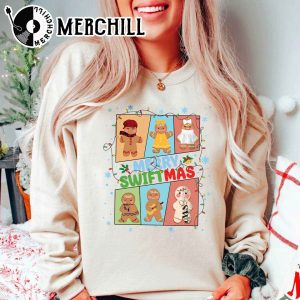 Merry Swiftmas Christmas Sweatshirt Vintage Swiftie Merch 4