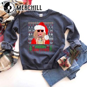 Merry Swiftmas Eras Tour Sweatshirt Taylor Christmas Shirt 4