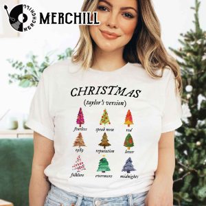 Merry Swiftmas Taylor Version Sweatshirt Christmas Tree Farm Shirt