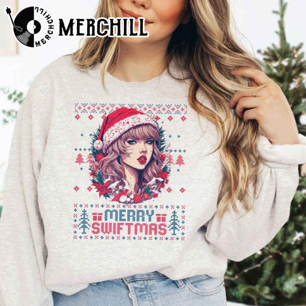 Merry Swiftmas The Eras Tour Sweatshirt Swiftie Merch
