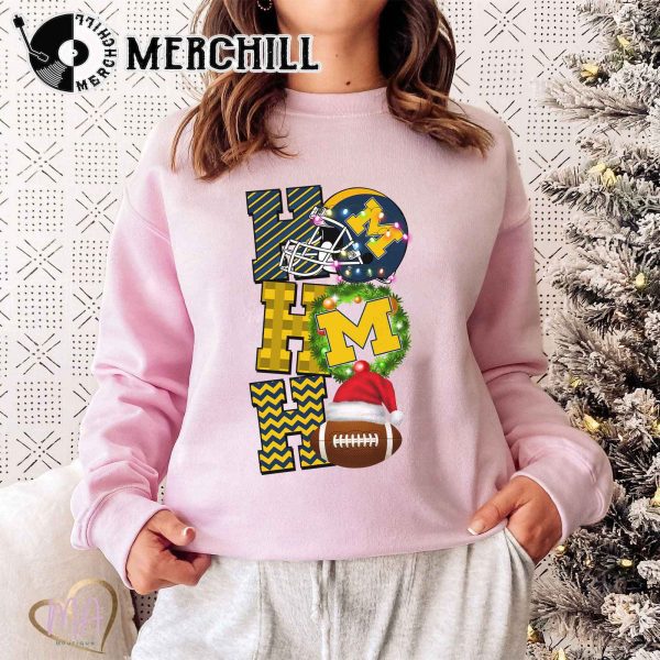 Michigan Wolverines Football Christmas Sweatshirt Christmas Game Day Shirt