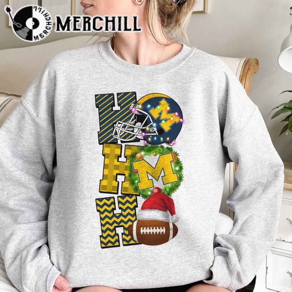 Michigan Wolverines Football Christmas Sweatshirt Christmas Game Day Shirt